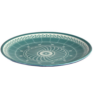 Ocean Teal Dinner Plate