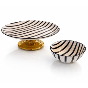 Black & White Serving Set