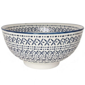 Blue Mosaic Terracotta Desert Bowl