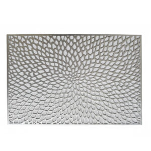 Floral Silver Placemat