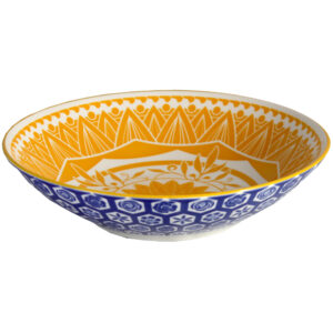 Marigold Mandala Pasta Bowl