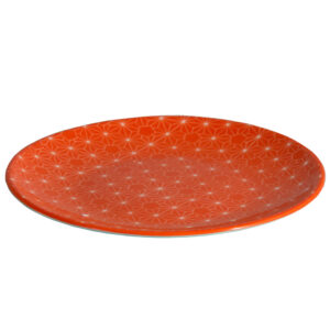 Orange Sunset Dinner Plate