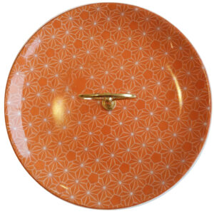 Orange Geometry Serving Set