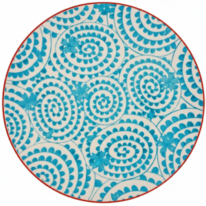 Sky Swirl Dinner Plate
