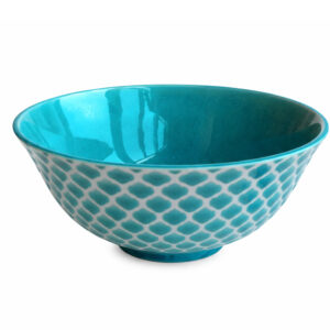 Turquoise Shell Cereal Bowl